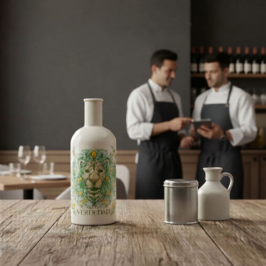 Aceite de oliva para restaurantes: cómo elegir el formato perfecto para tu carta
